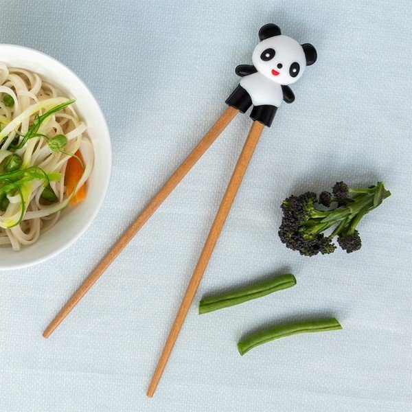 Dabīga toņa koka bērnu mācību irbulīši Panda – Rex London-image-1