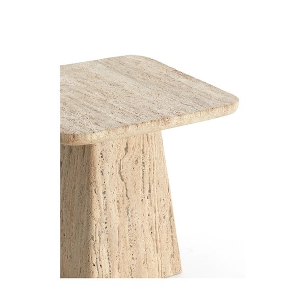 Sānu galdiņš ar akmens galda virsmu 45x45 cm Kepami – Light & Living-image-4