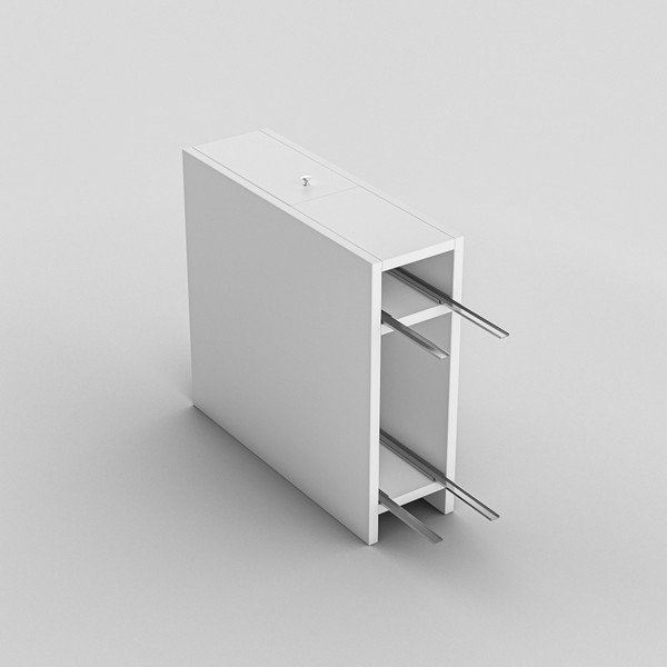 Balts vannas istabas skapītis Garetto Calencia White-image-4