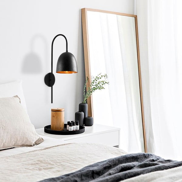 Melna sienas lampa Tattoo – Opviq lights-image-3