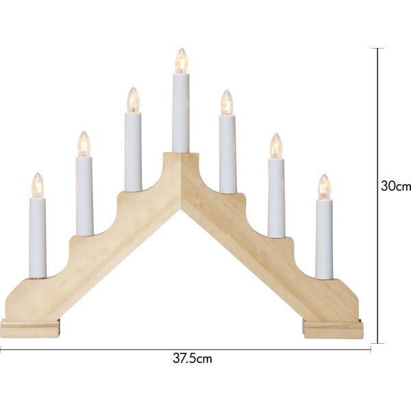 Gaiši brūns gaismas dekors Ada – Star Trading-image-3