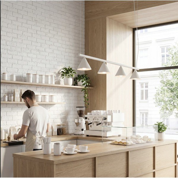 Bēša tērauda piekaramā lampa Zylo – Sollux-image-4