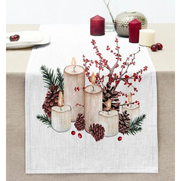 Galda celiņš ar Ziemassvētku motīvu 45x140 cm Merry Christmas – Mila Home