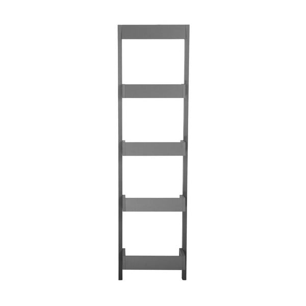 Tumši pelēkas Monobeli Amy kāpnes ar plauktiem, augstums 166 cm