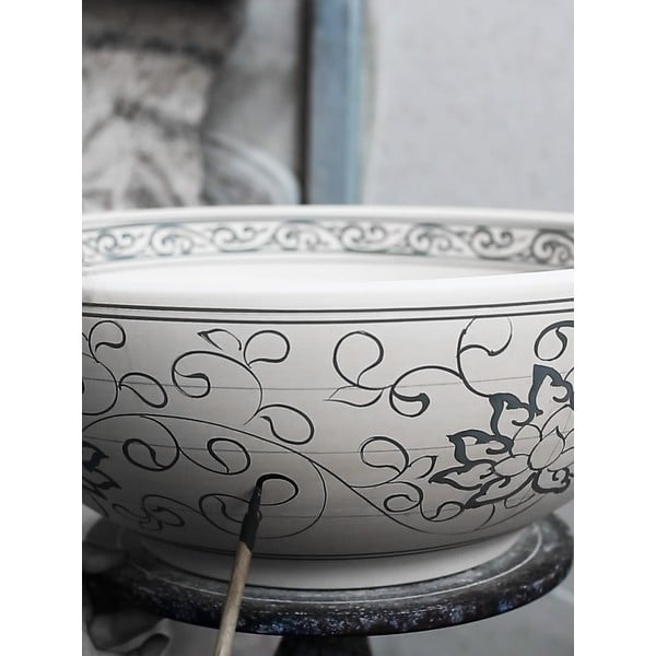 Balta keramikas izlietne 60x40 cm Priori – Sapho-image-1