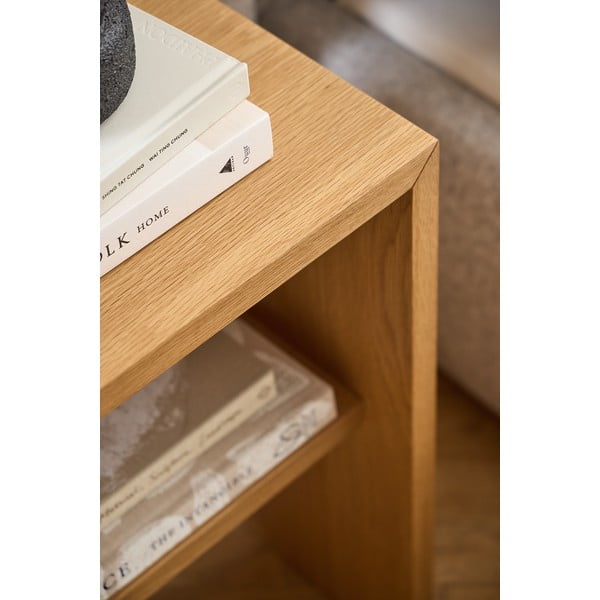 Dabīga toņa naktsskapītis ar ozolkoka imitāciju Arlon – Actona-image-2