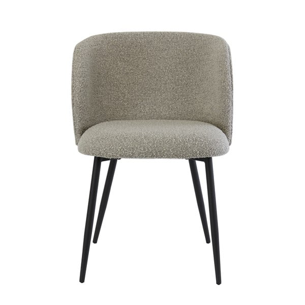 Pelēks polsterēts ēdamistabas krēsls Elyna – Light & Living-image-2