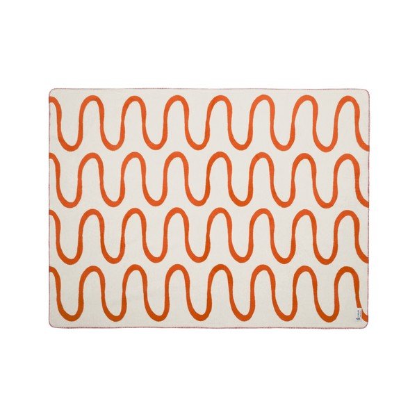 Oranžs pleds 150x200 cm Swirl – noo.ma-image-4