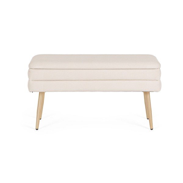 Balts polsterēts sols Olga – Bizzotto