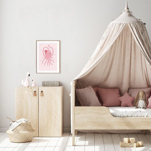 Bērnu plakāts 30x40 cm Oktopus – Malerifabrikken-image-1