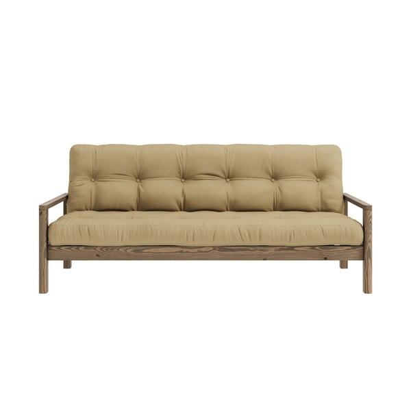 Sinepju dzeltens salokāms dīvāns 205 cm Knob – Karup Design