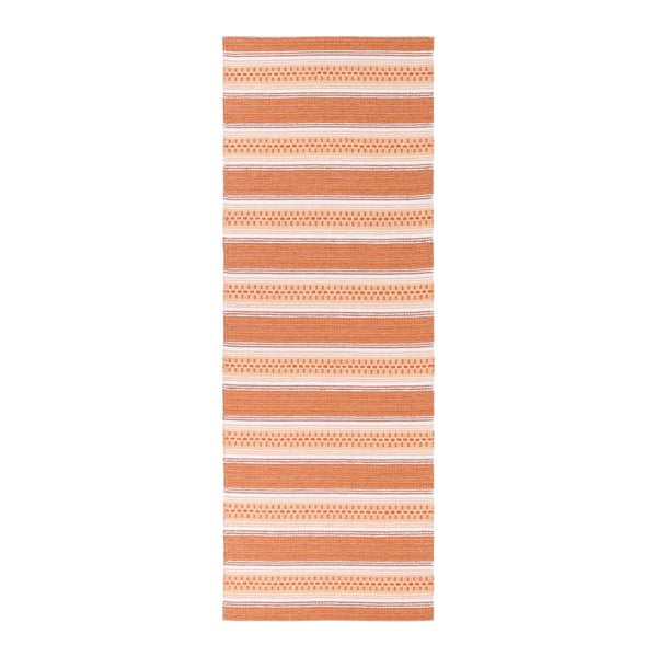 Oranžs āra paklājs Narma Runö, 70 x 250 cm