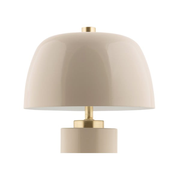 Krēmkrāsas LED galda lampa ar regulējamu spilgtumu ar metāla abažūru (augstums 30 cm) Freya – Leitmotiv-image-3