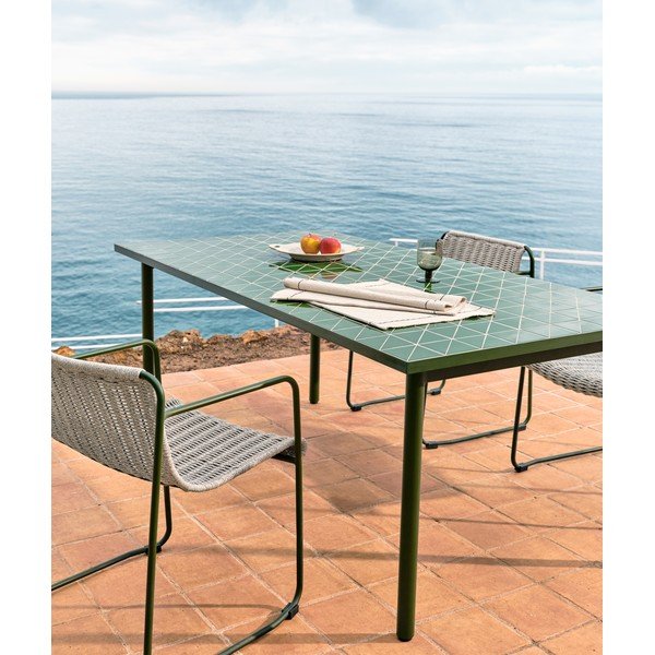 Dārza ēdamgalds ar keramikas virsmu 101x223 cm Maurina – Kave Home-image-2