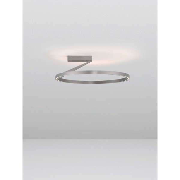 Sudraba krāsas alumīnija LED griestu lampa ar regulējamu spilgtumu Tilia – Nova Luce-image-4