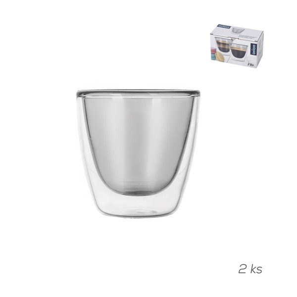Stikla krūzes (2 gab.) espreso 110 ml – Orion-image-3