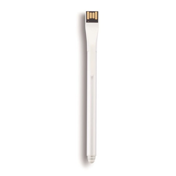 Rakstspalva ar USB disku Point 4GB, balta