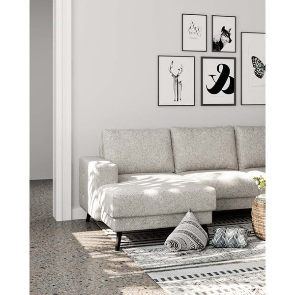 Krēmkrāsas stūra dīvāns (labais stūris) Fynn – Ghado-image-1