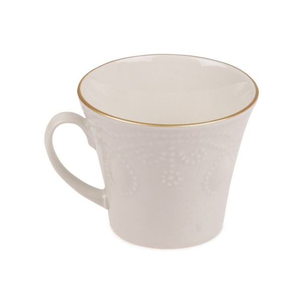 6 porcelāna krūžu un apakštasīšu komplekts Kutahya Stitched-image-3