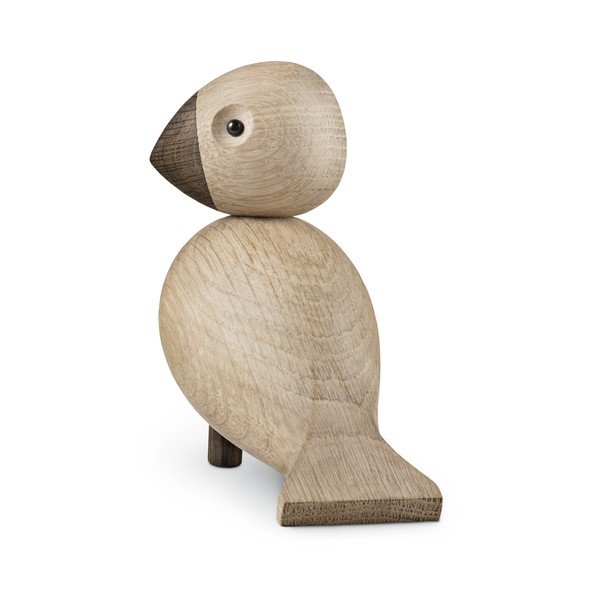 Ozola masīvkoka statuete Kay Bojesen Denmark Songbird Alfred-image-2