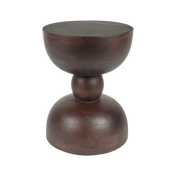 Mango masīvkoka apaļš sānu galdiņš ø 30 cm Izzy – White Label