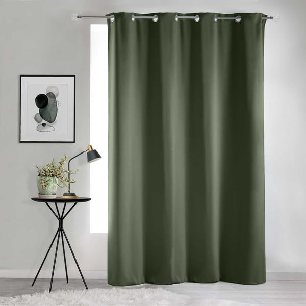 Haki gaismu necaurlaidīgs aizkars 135x280 cm Occult – douceur d'intérieur-image-3