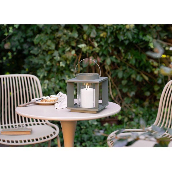 Metāla/stikla laterna (augstums 20,5 cm) Lohals – House Nordic-image-2