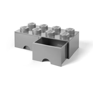 Pelēka glabāšanas kaste ar divām atvilktnēm LEGO®