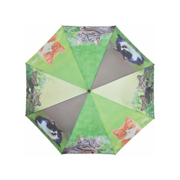 Lietussargs ar kaķa apdruku Esschert Design, ⌀ 120 cm-image-2