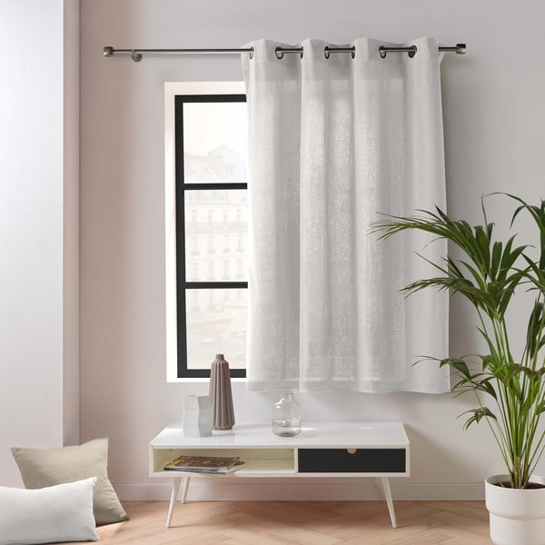 Balts aizkars 135x180 cm Twily – douceur d'intérieur-image-2