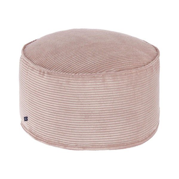Rozā velveta pufs Wilma – Kave Home