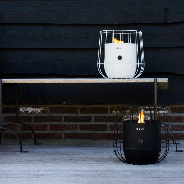 Melna gāzes lampa Cosi Basket, augstums 31 cm-image-1