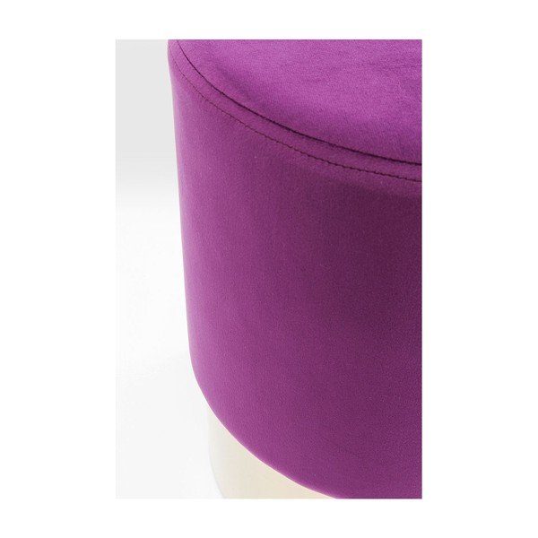 Ķiršu violeta taburete Kare Design, ∅ 35 cm-image-1