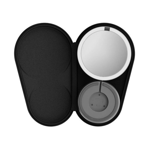 Kosmētikas spogulis ar gaismu/palielināmais (ar 5x palielinājumu) ø 12 cm – simplehuman-image-4