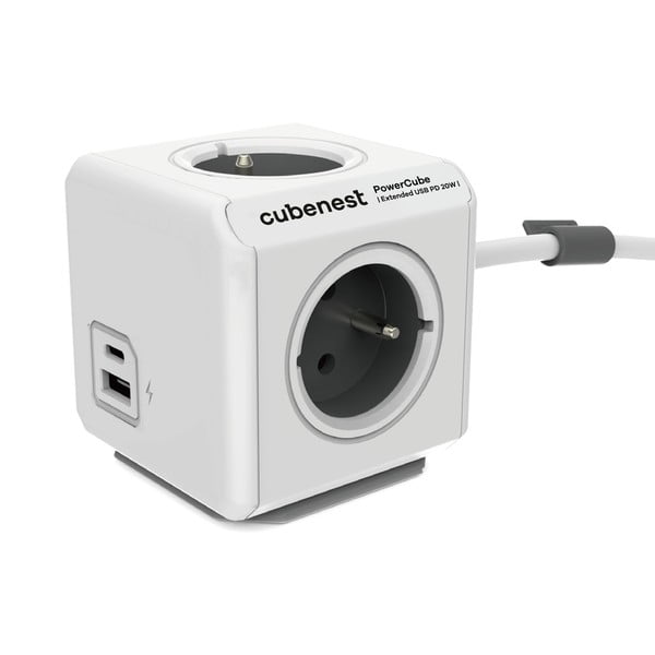 Kontaktligzda 13 cm PowerCube Extended USB – Cubenest