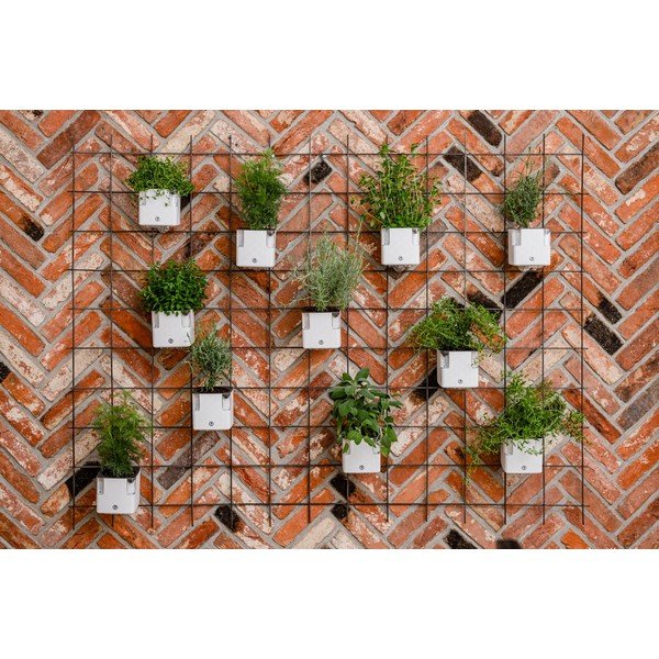 Plastmasas puķu pods garšaugiem/pašlaistošs Cobble – Flower Lover-image-1