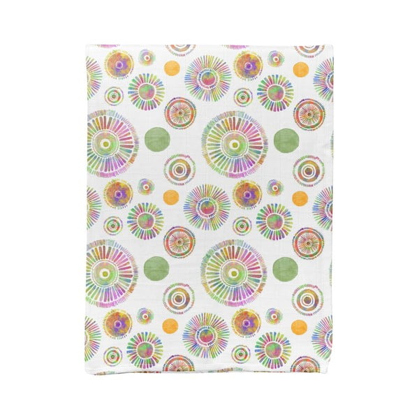 Balta muslīna bērnu sega 75x100 cm Maya – Mijolnir