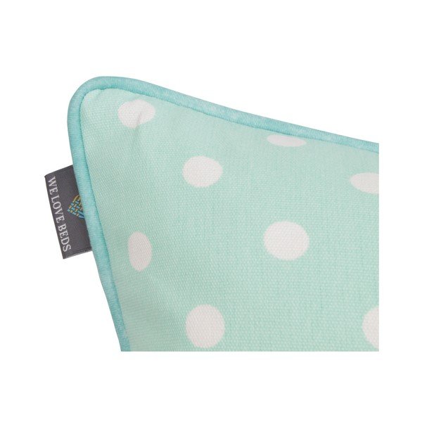 Mentolově zelený povlak na polštář WeLoveBeds Dots, 40 x 60 cm-image-4