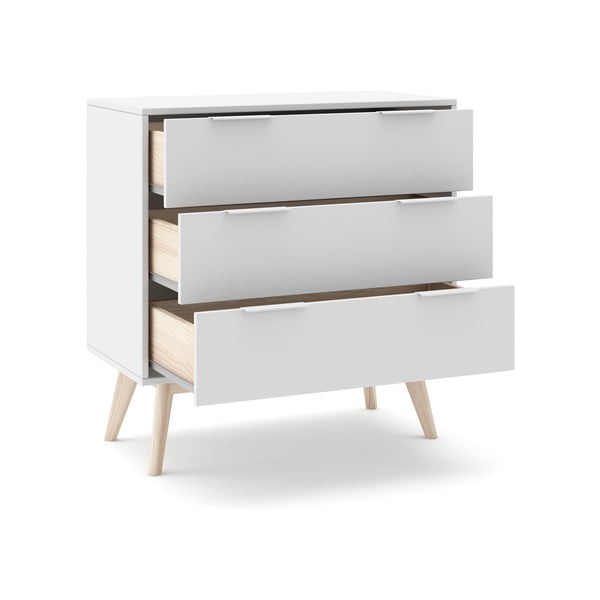 Balta zema kumode 80x83 cm Campus – Marckeric-image-4