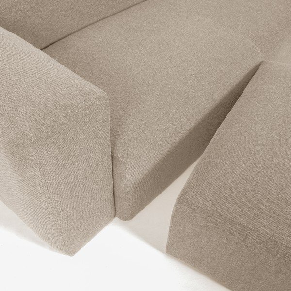 Bēšs kāju soliņš Kave Home Blok-image-4