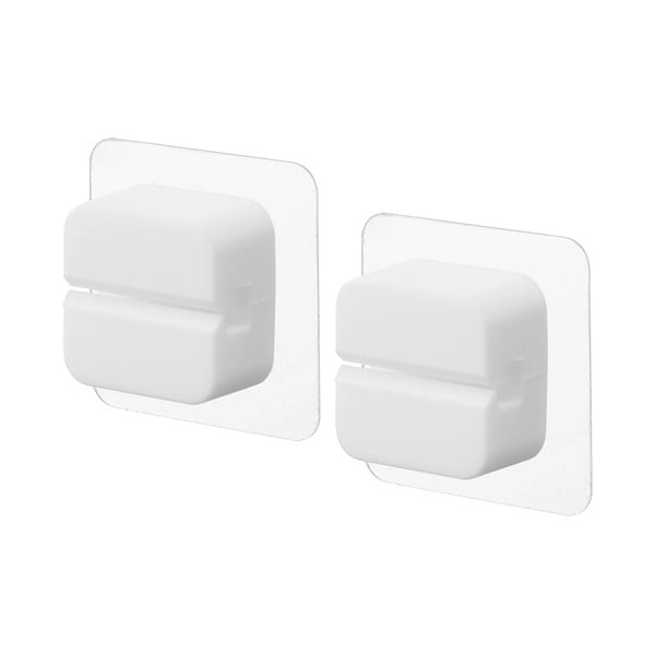 Balti silikona daudzfunkcionāli turētāji (2 gab.) Film Hook – YAMAZAKI