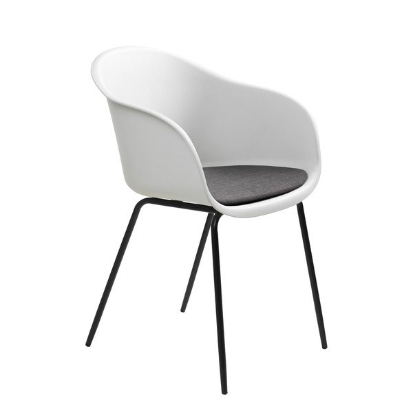 Balts pusdienu krēsls Unique Furniture Topley