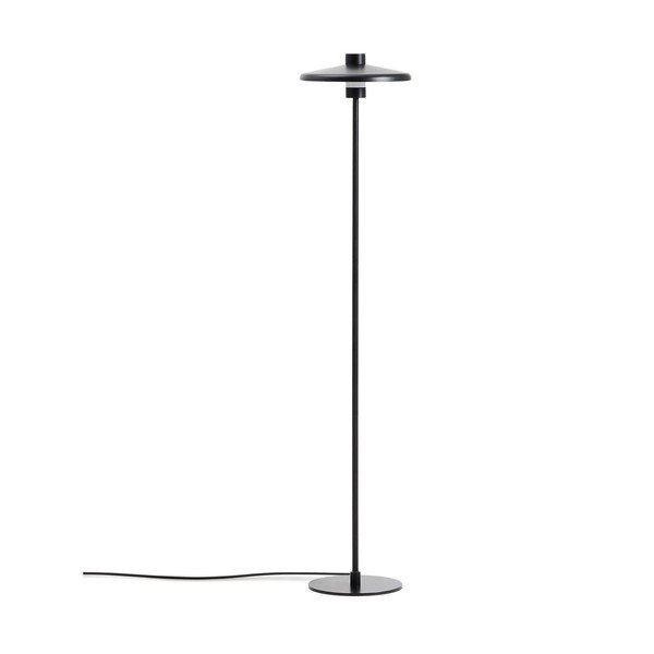 Melna stāvlampa ar metāla abažūru (augstums 130 cm) Nuvira – Kave Home