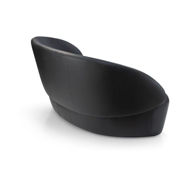 Melns ādas dīvāns EMKO Naïve, 214 cm-image-4