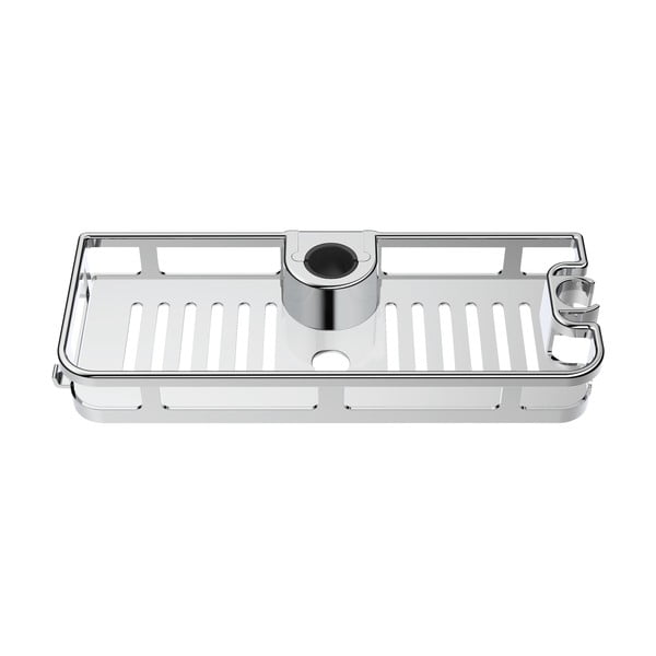 Pašturošs plastmasas vannas istabas plaukts spīdīgā sudraba krāsā Libertà – Wenko-image-1