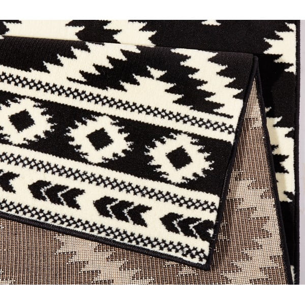 Melns paklājs Hanse Home Gloria Ethno, 80 x 300 cm-image-2