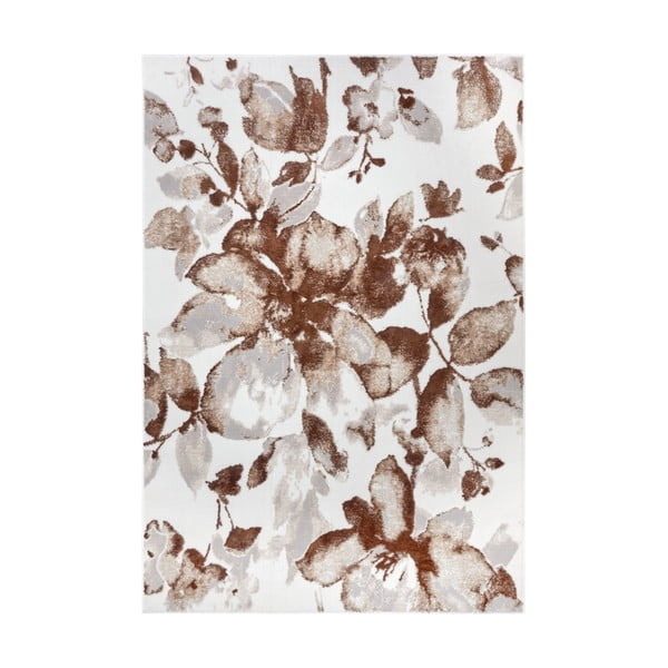 Brūns paklājs 200x280 cm Shine Floral – Hanse Home