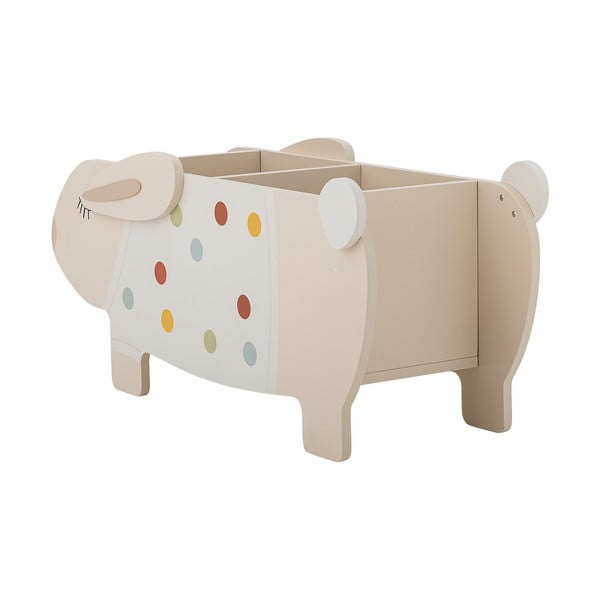 Krēmkrāsas bērnu grāmatu plaukts 87x38x32 cm Villja – Bloomingville Mini-image-3