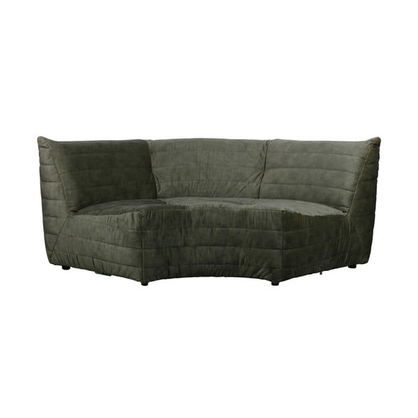 Zaļš samta stūra dīvāns (ar maināmu stūri) Bag – WOOOD