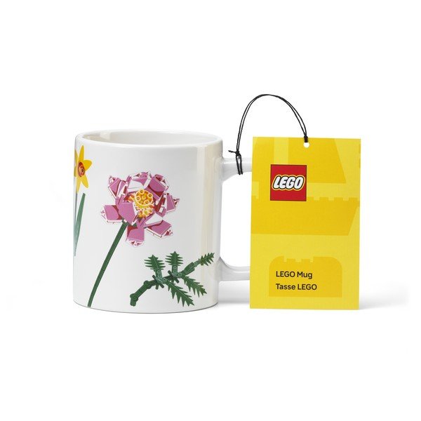 Balta keramikas bērnu krūze 300 ml Botanicals – LEGO®-image-1